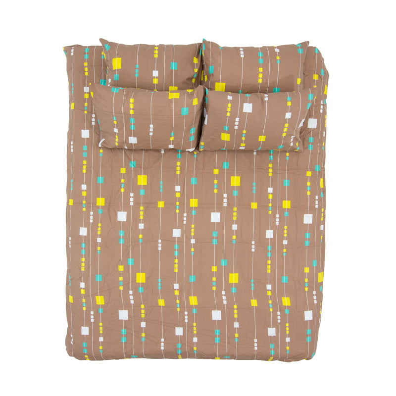 Lenjerie Printata Distri Brown