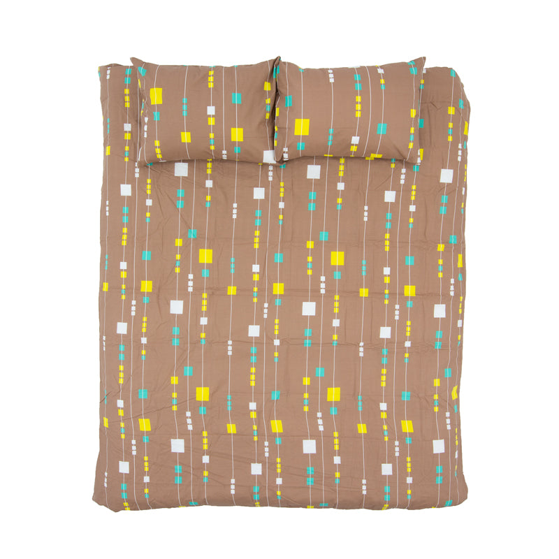 Lenjerie Printata Distri Brown