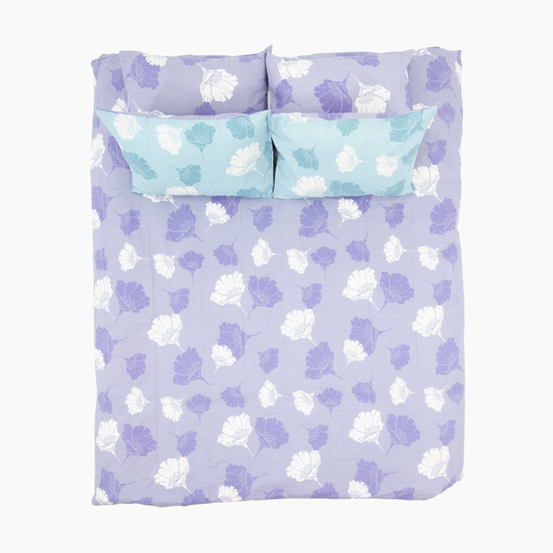 Lenjerie Printata Poppy Liliac