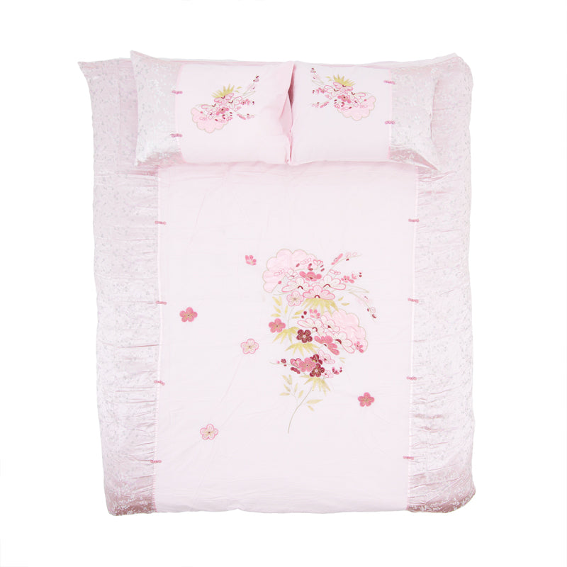 Lenjerie Printata Spring Rain Sheer Pink