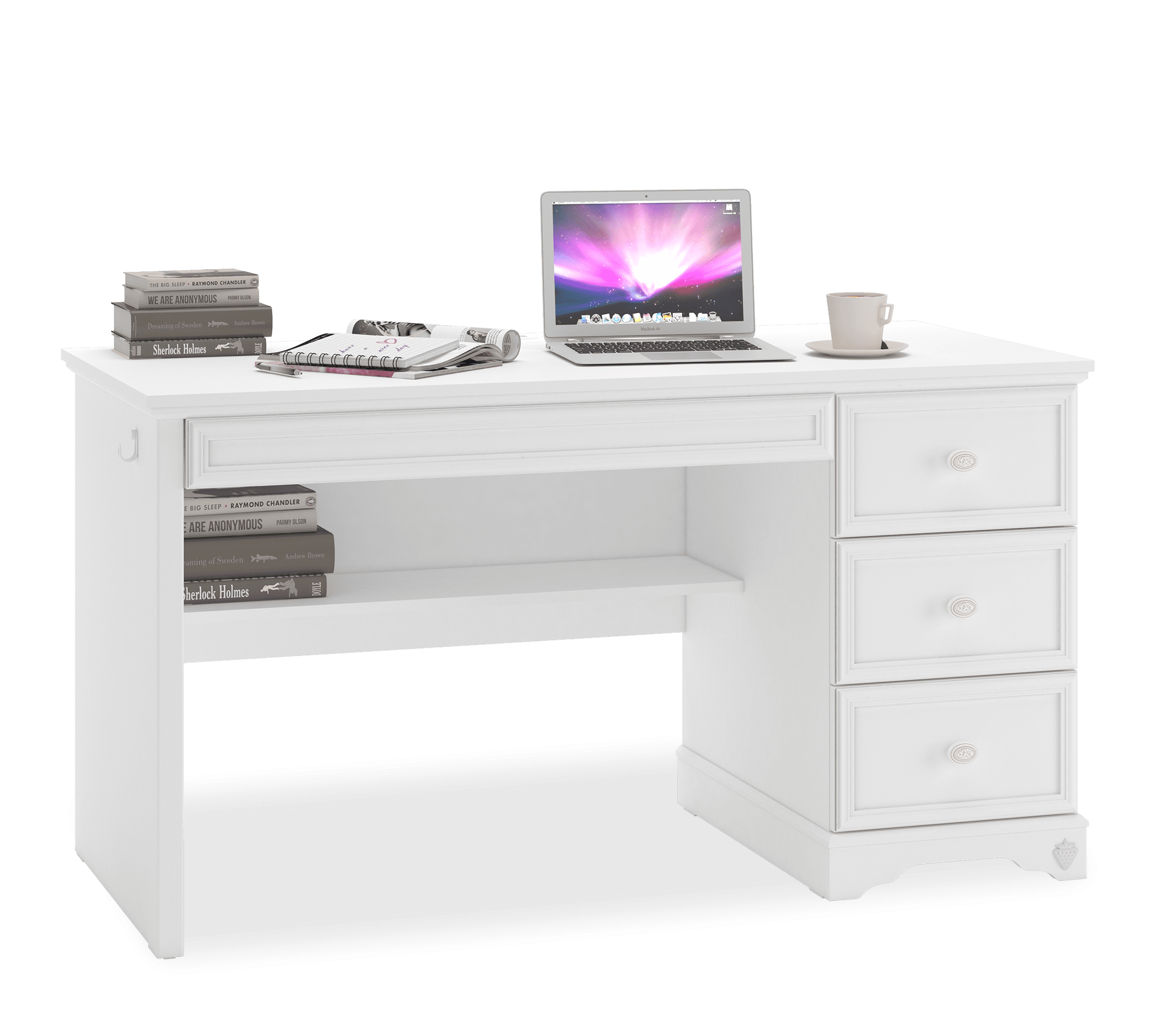 Birou Rustic White