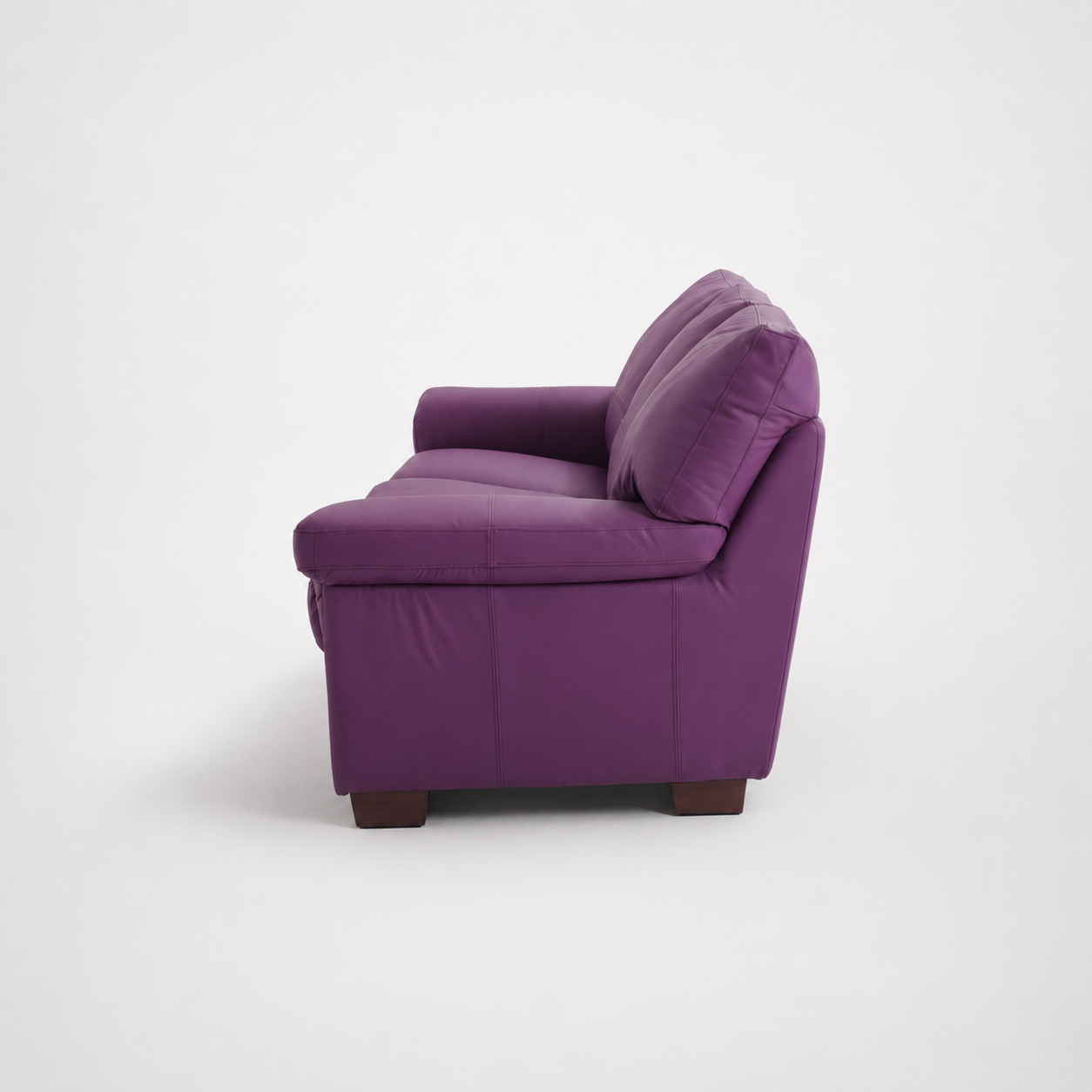 Canapea Berlin 3L Extensibilă Piele Prescott Mov