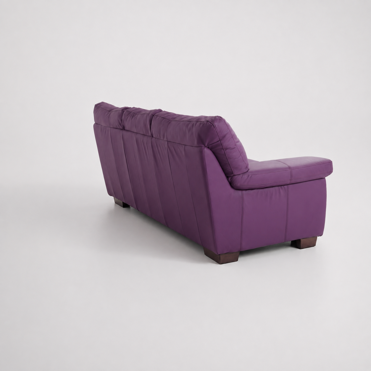 Canapea Berlin 3L Extensibilă Piele Prescott Mov