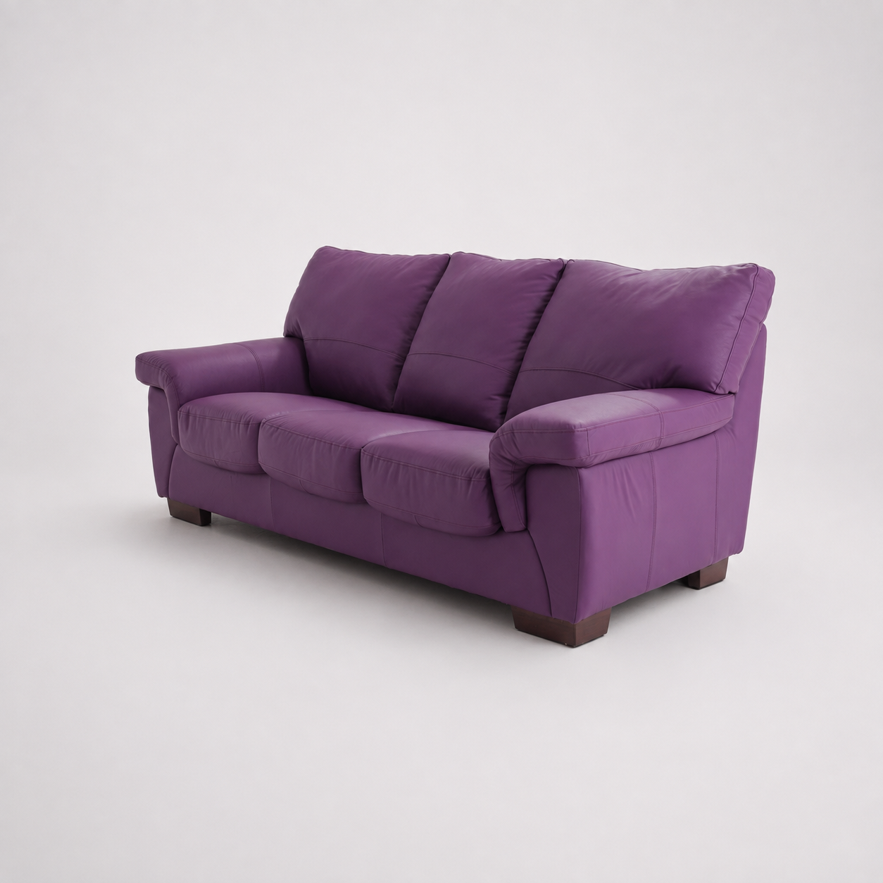 Canapea Berlin 3L Extensibilă Piele Prescott Mov