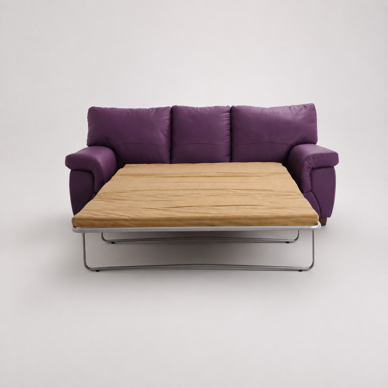 Canapea Berlin 3L Extensibilă Piele Prescott Mov