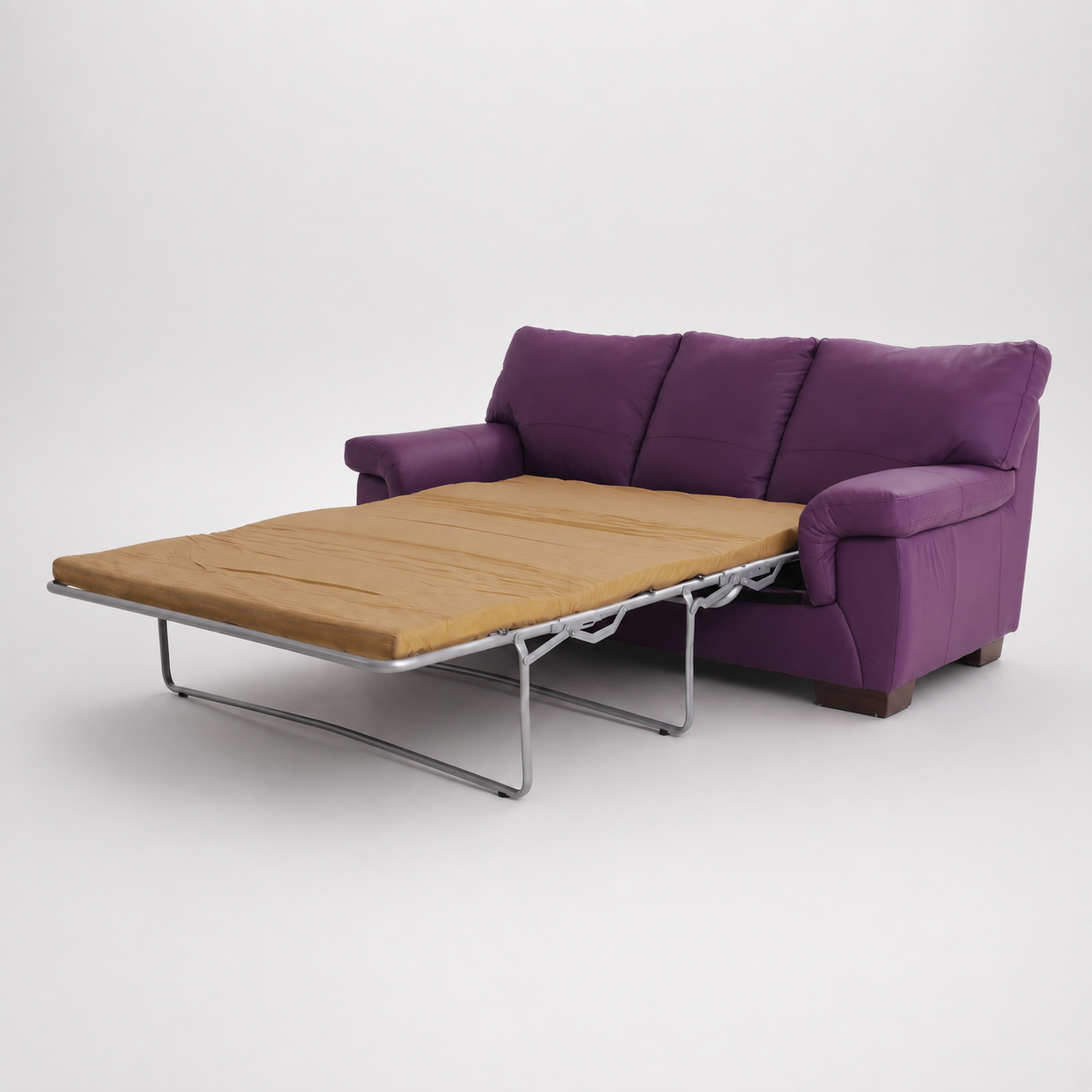 Canapea Berlin 3L Extensibilă Piele Prescott Mov