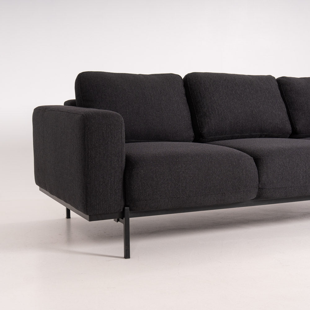 Canapea Praga Stofă Midnight Black