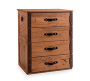 Comoda 4 sertare Black Pirate