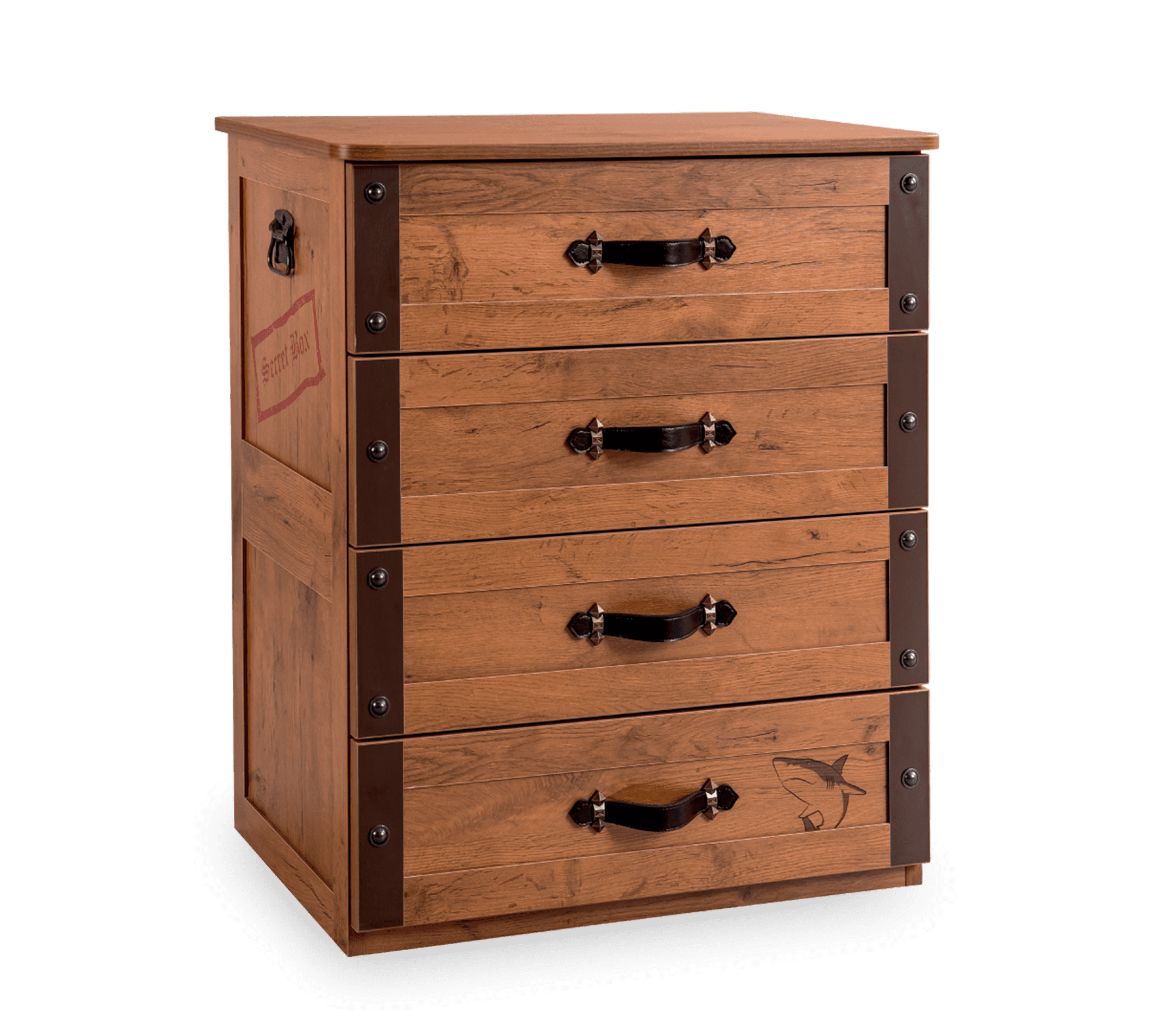 Comoda 4 sertare Black Pirate