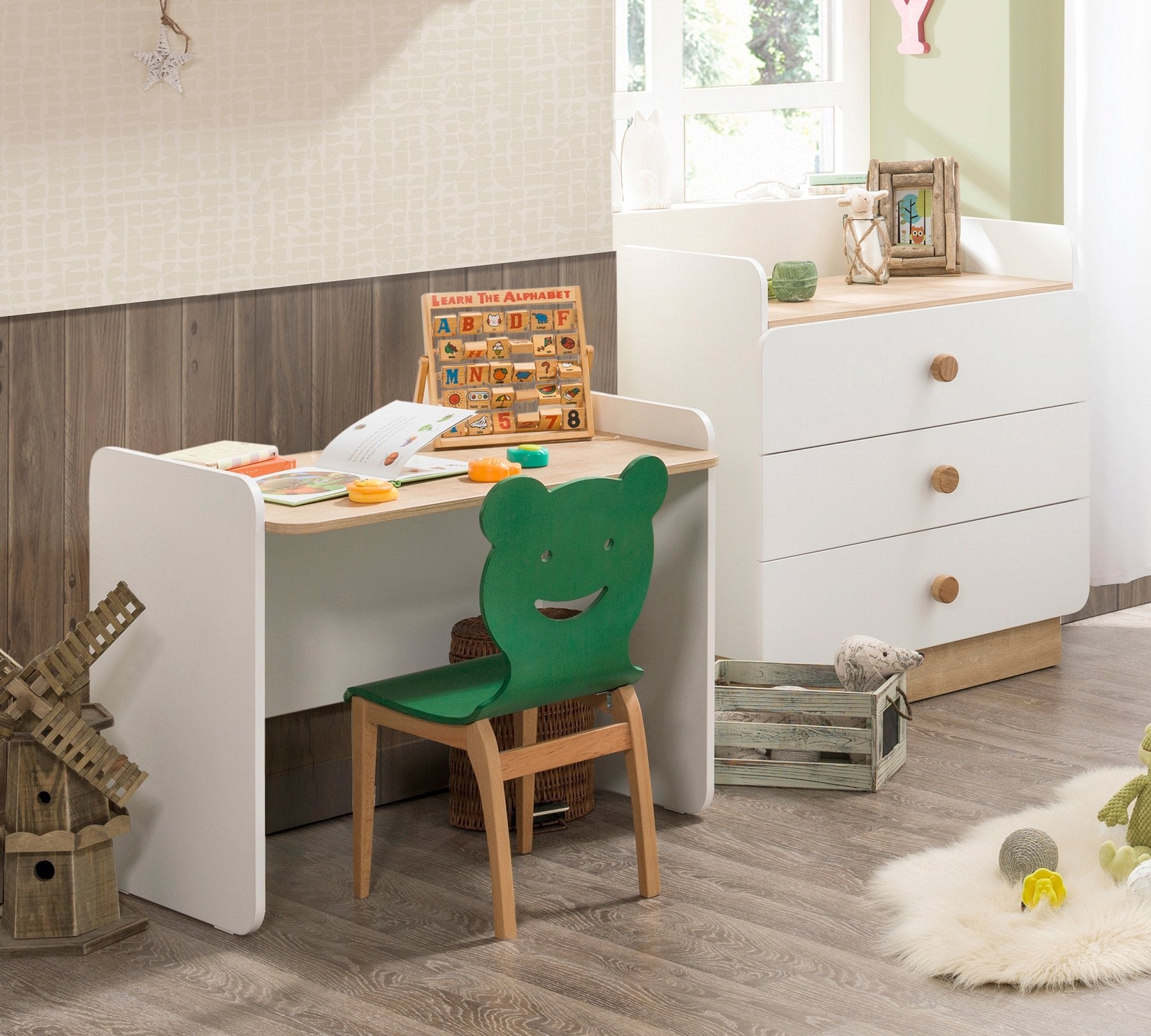 Comoda 3 sertare Baby Natura