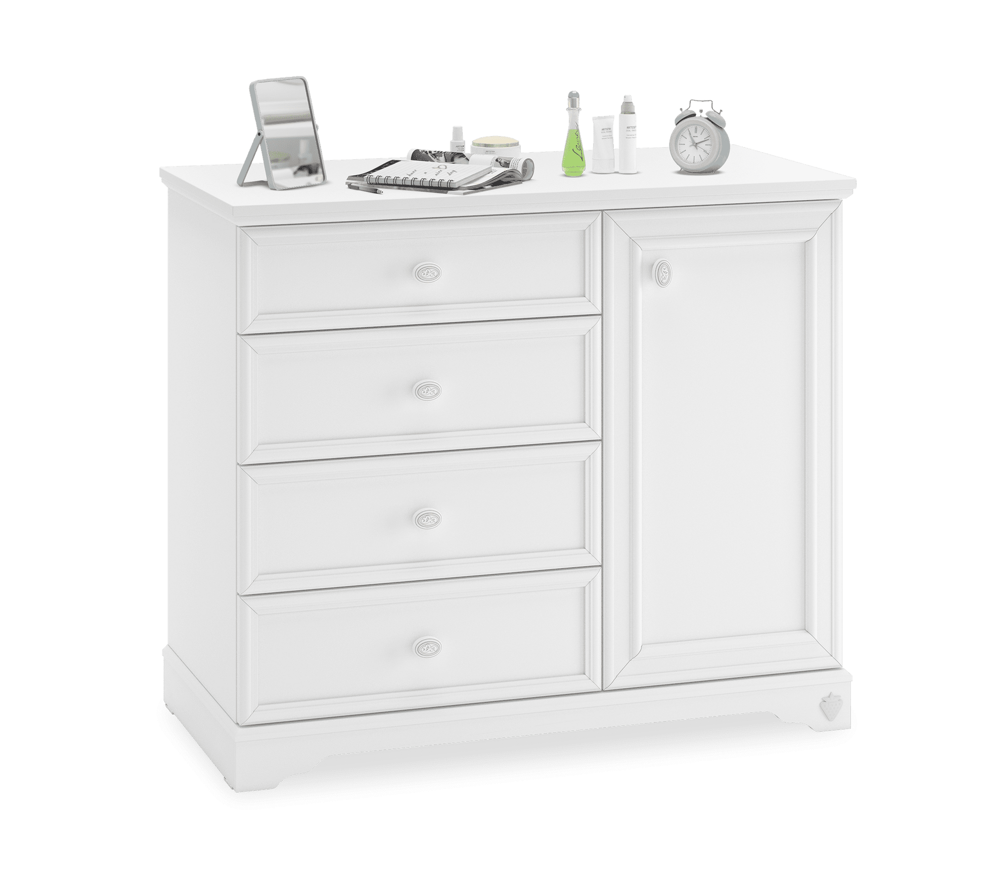 Comoda Rustic White