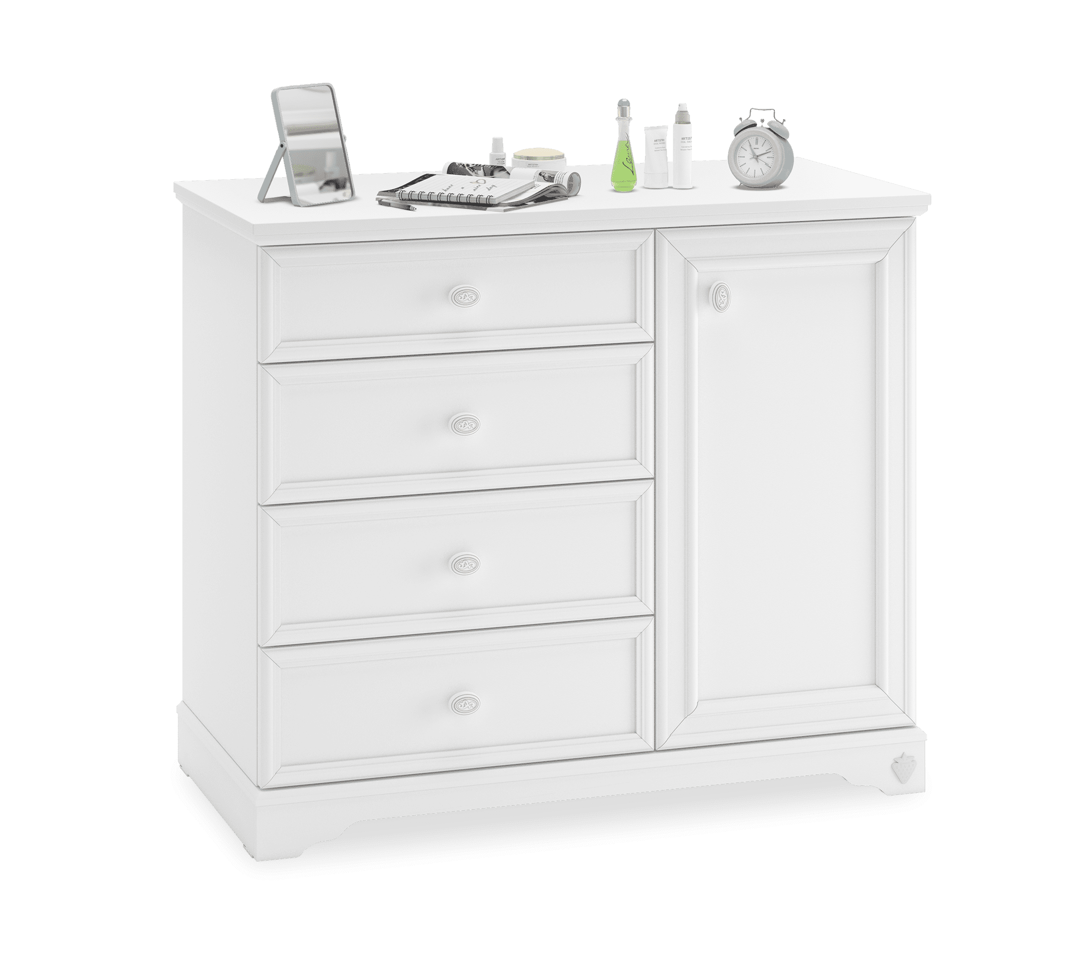 Comoda Rustic White