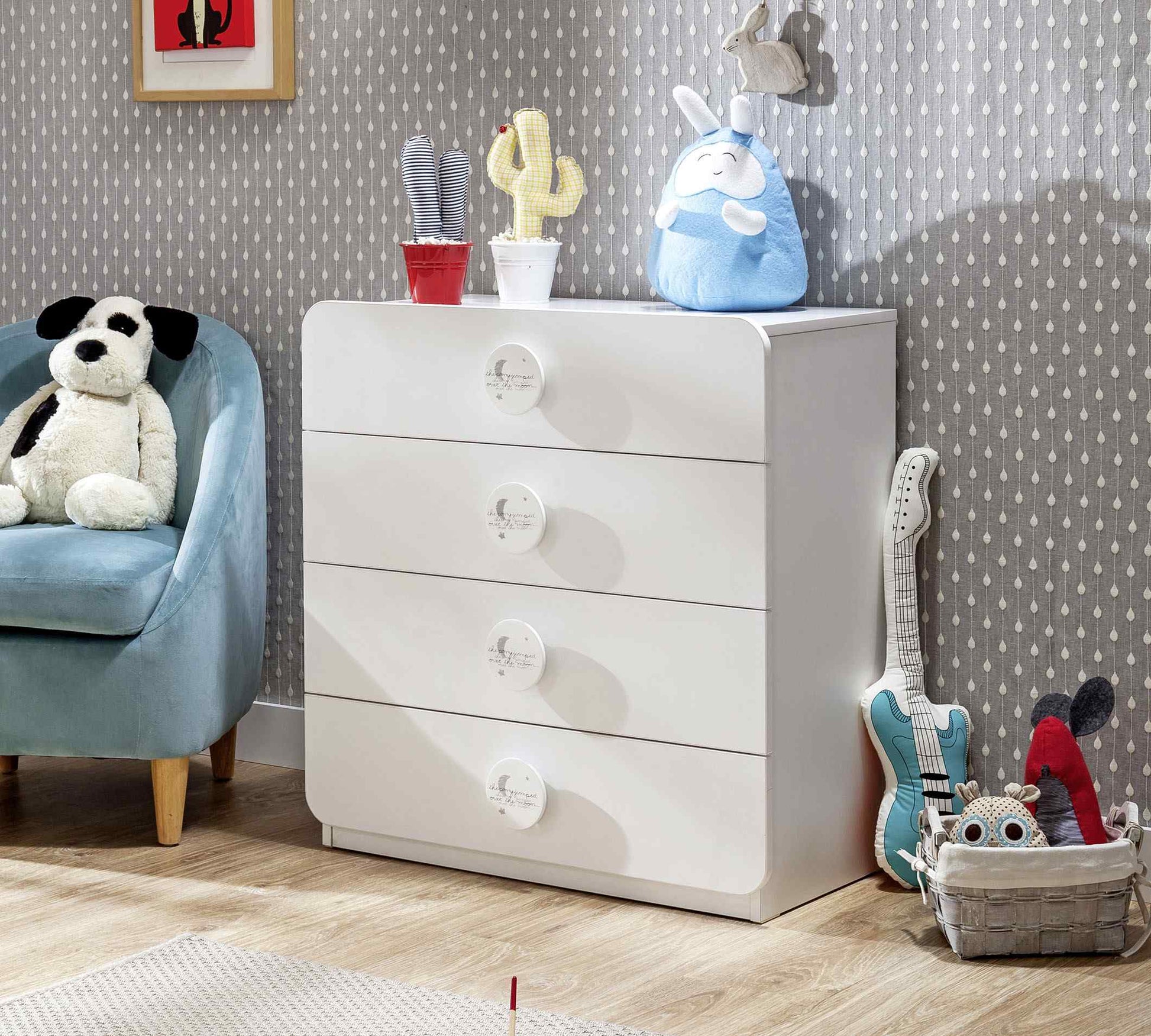 Comoda 4 sertare Baby Cotton