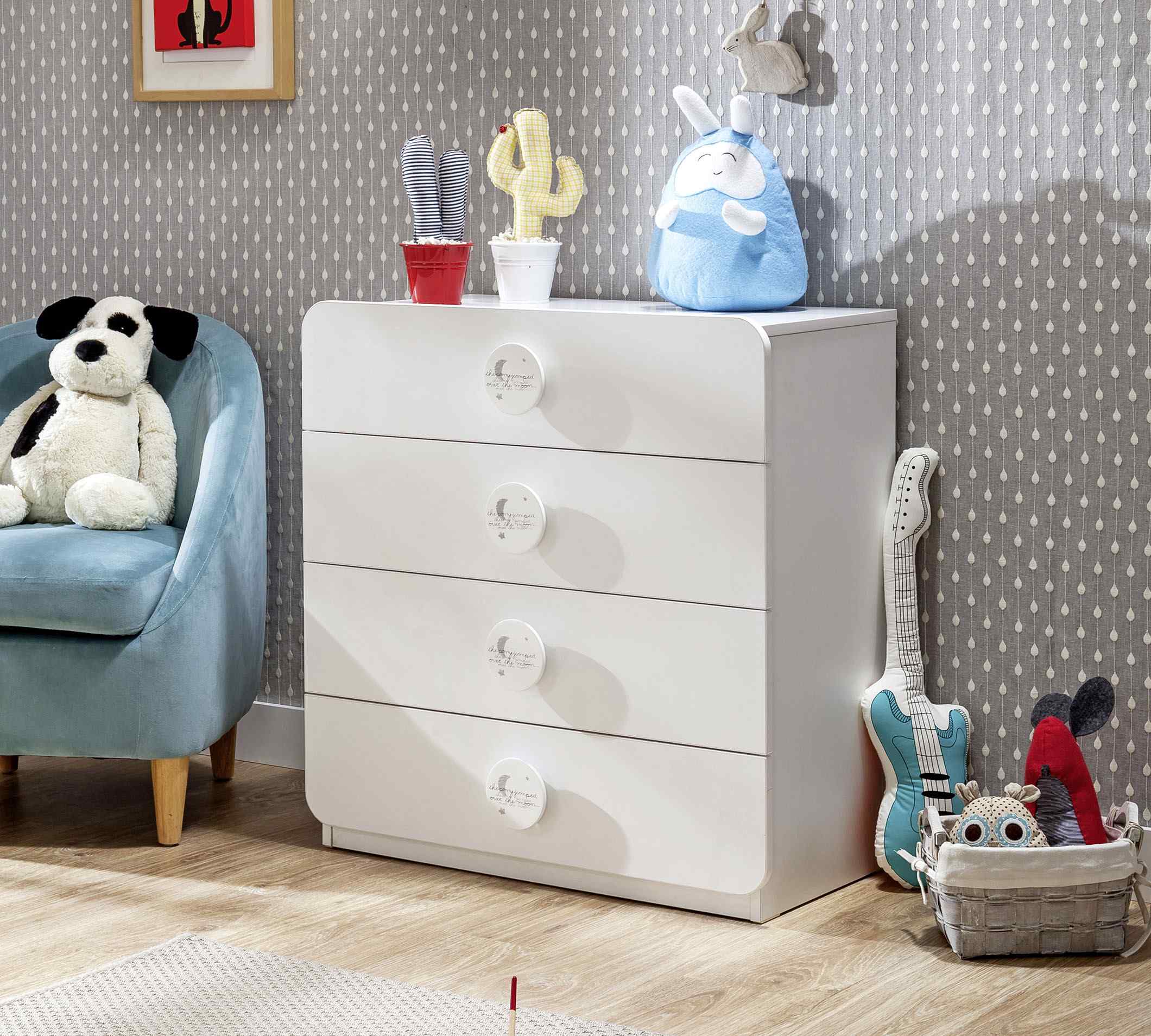 Comoda 4 sertare Baby Cotton