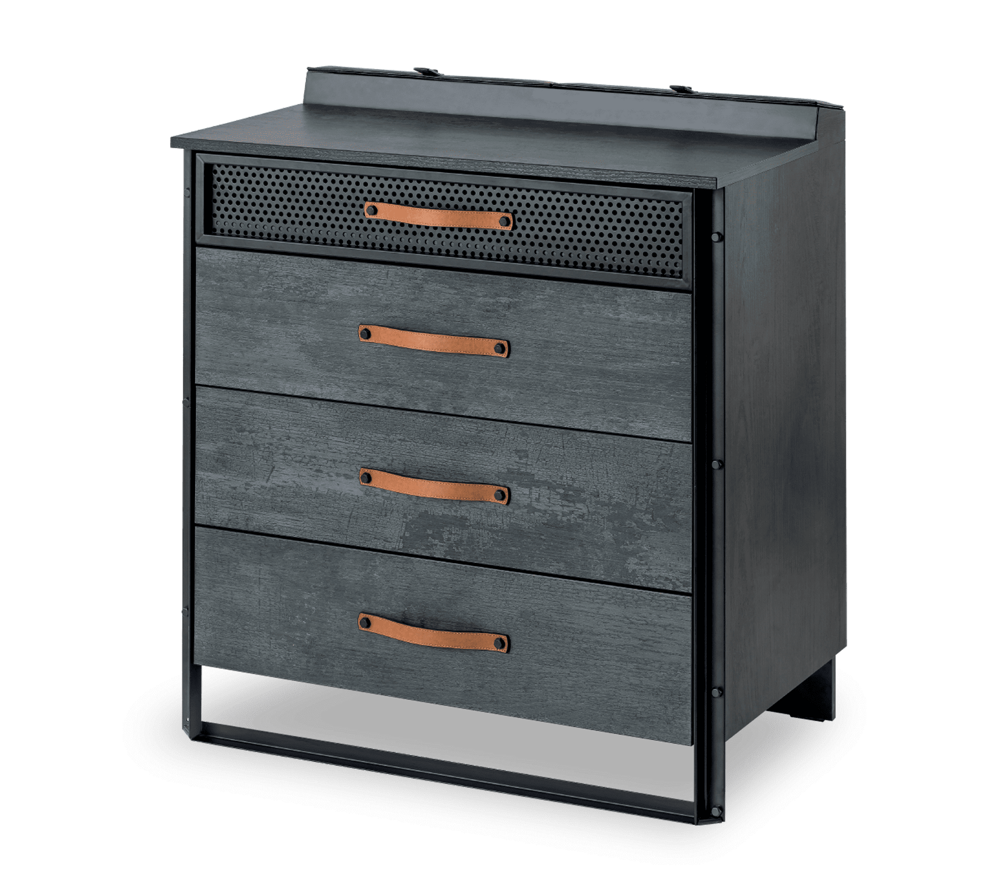 Comoda Dark Metal