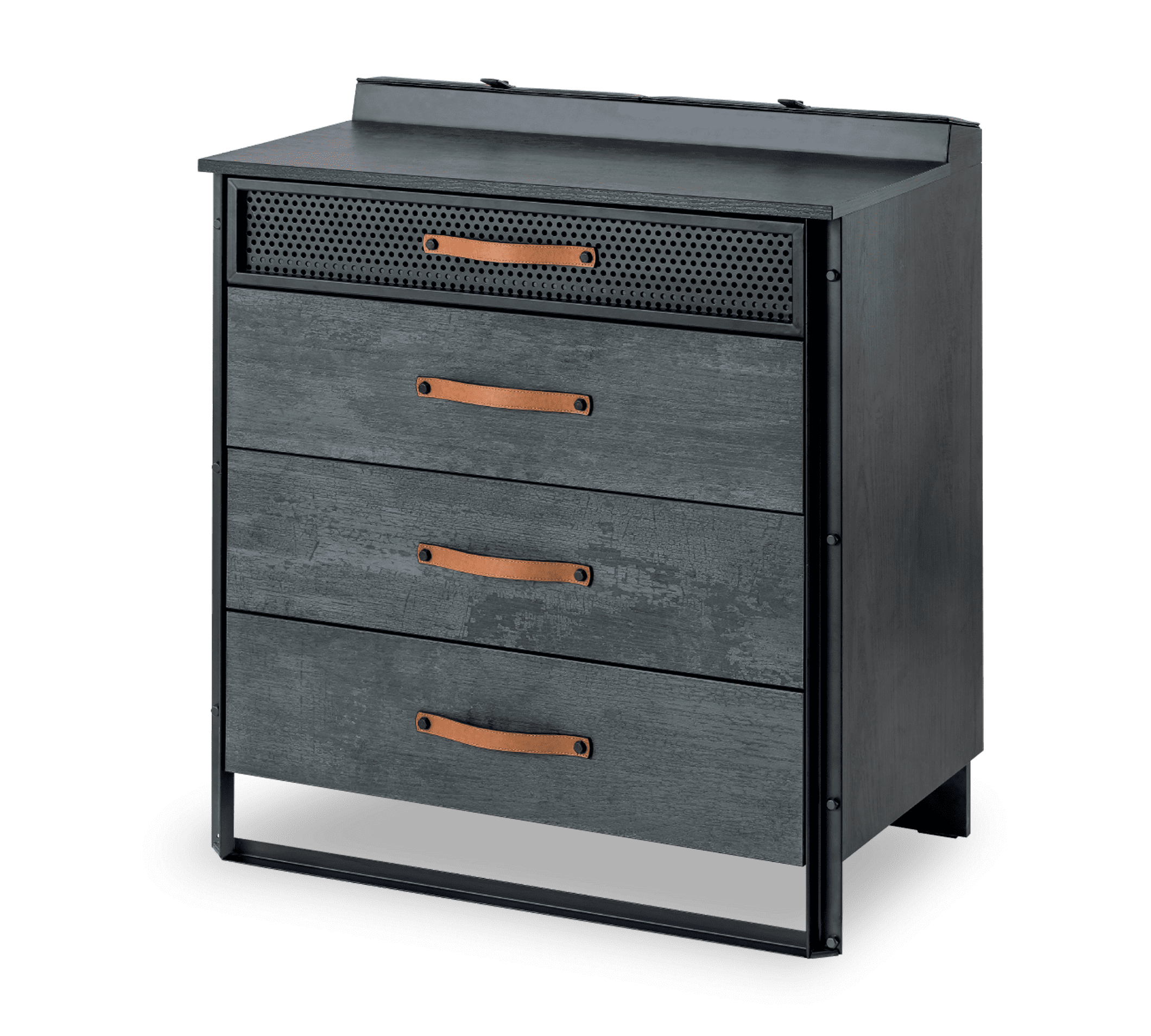 Comoda Dark Metal