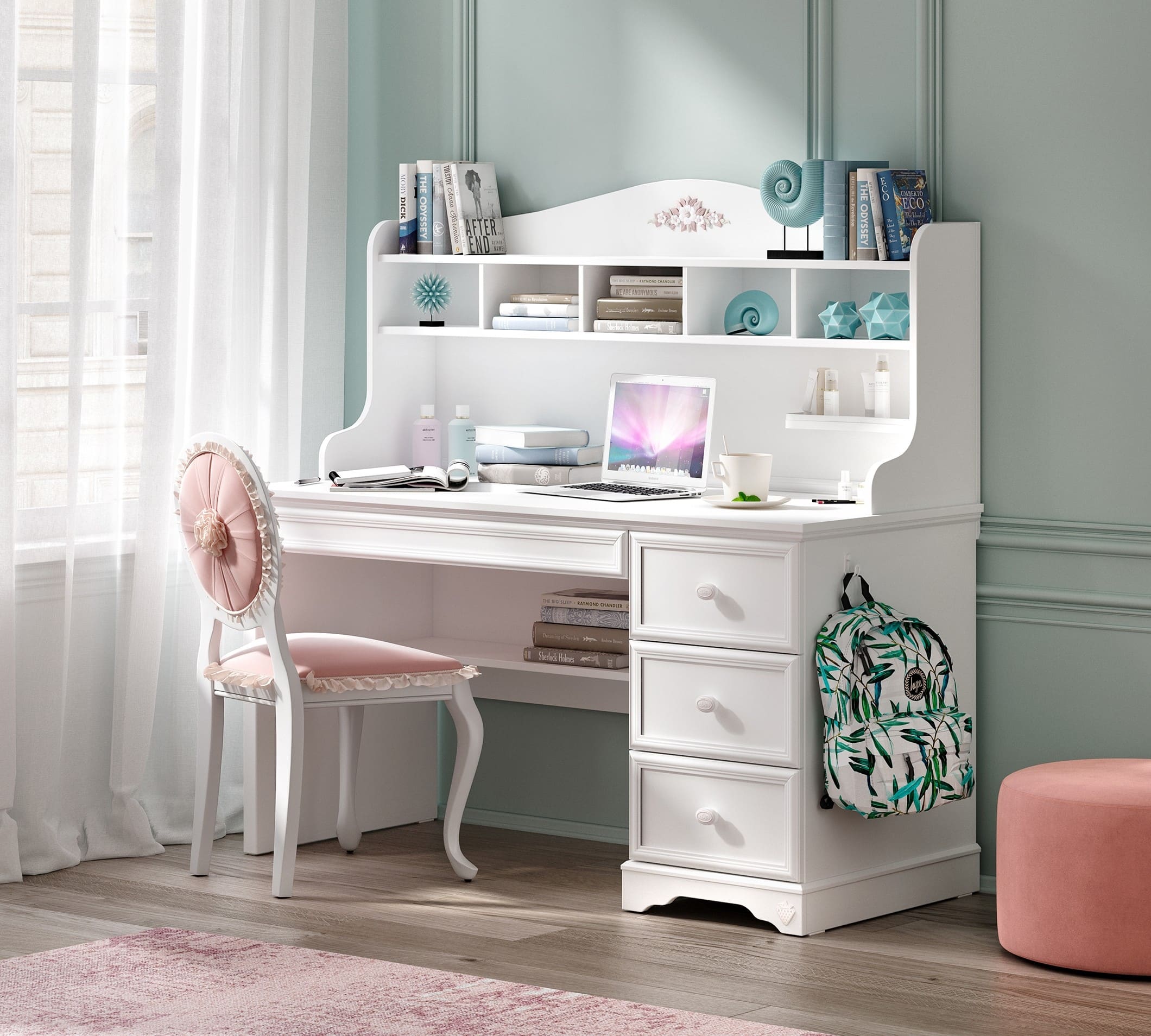 Corp superior birou Rustic White