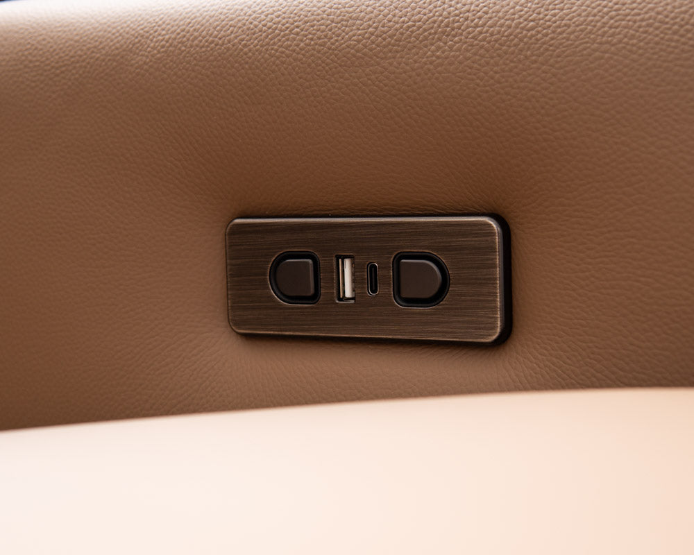 Colțar Recliner Electric Modena Piele