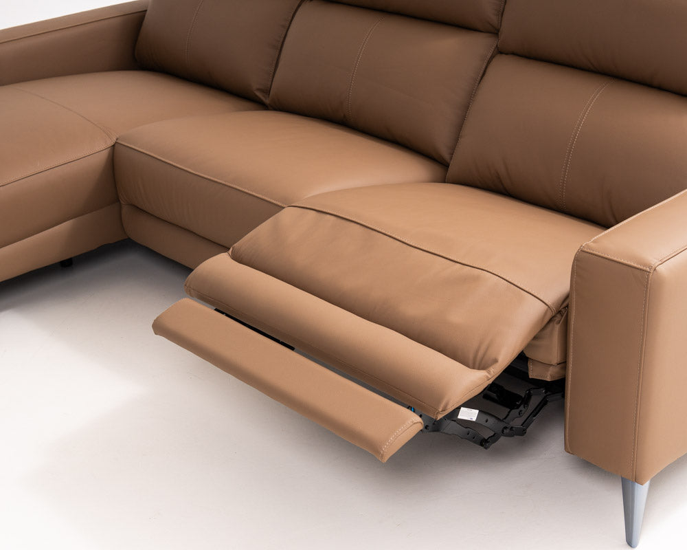 Colțar Recliner Electric Modena Piele