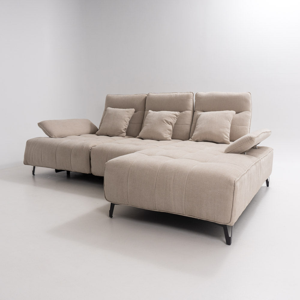 Colțar Recliner Electric Padova Stofă