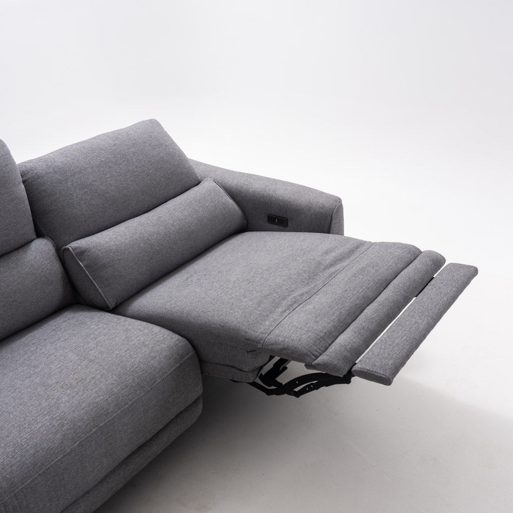 Colțar Recliner Electric Verona Stofă