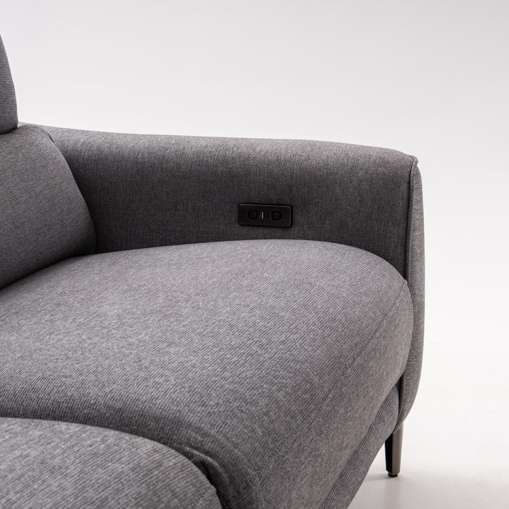 Colțar Recliner Electric Verona Stofă