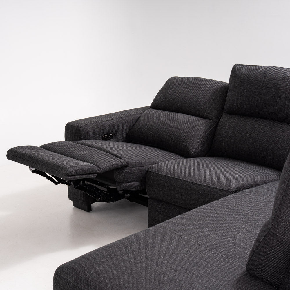 Colțar Recliner Electric Zara Stofă