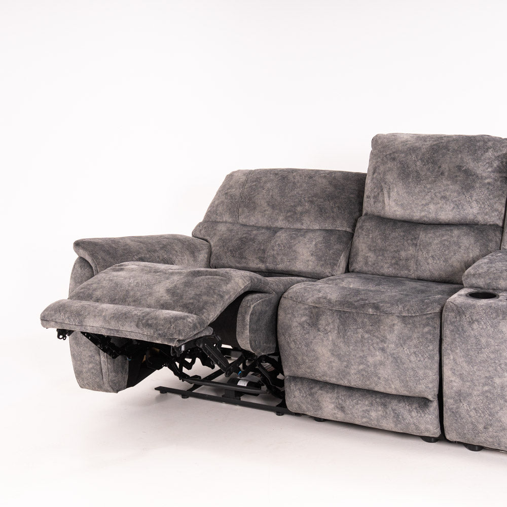 Colțar Recliner Electric Axel Stofă