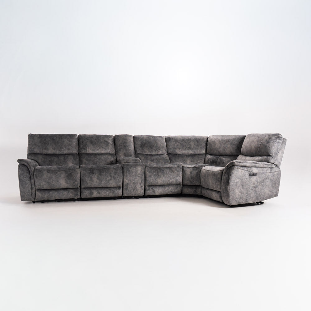 Colțar Recliner Electric Axel Stofă