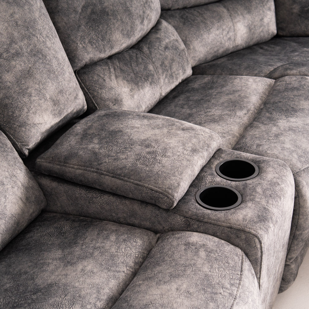 Colțar Recliner Electric Axel Stofă
