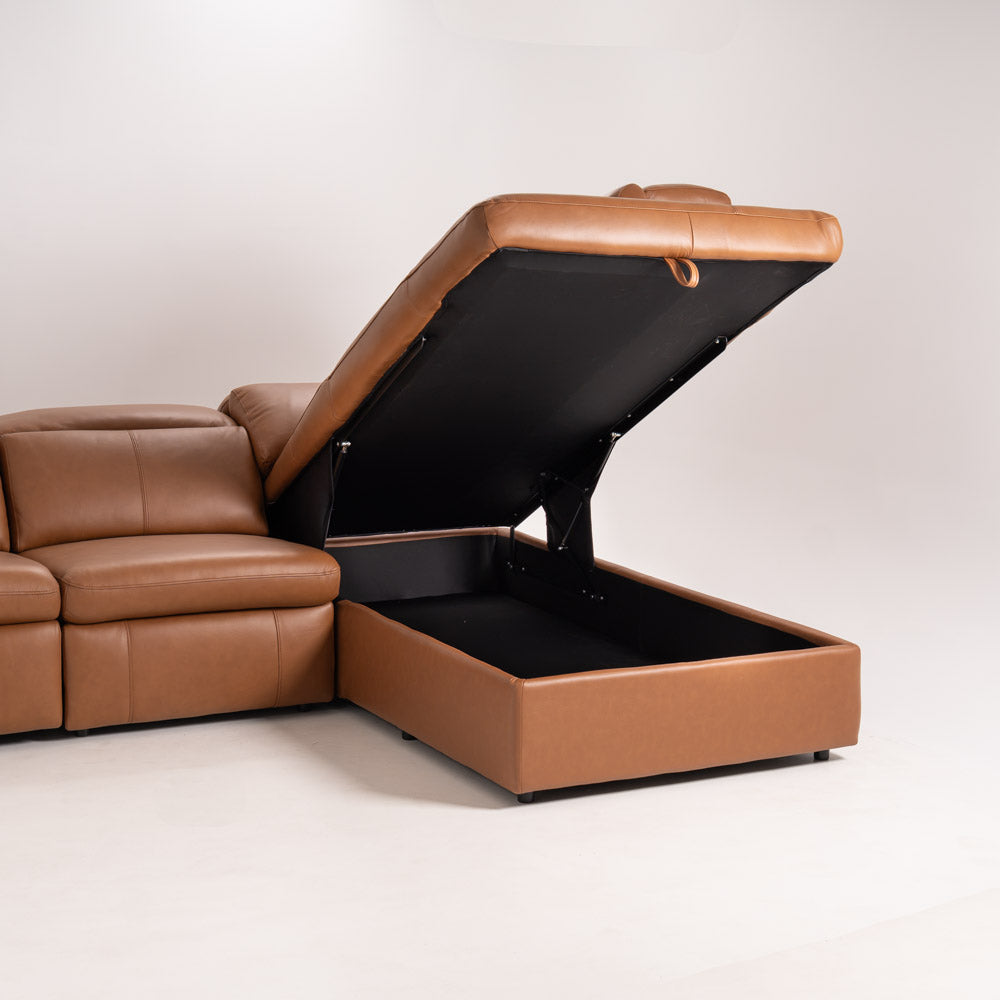 Colțar Recliner Electric Rimini Piele