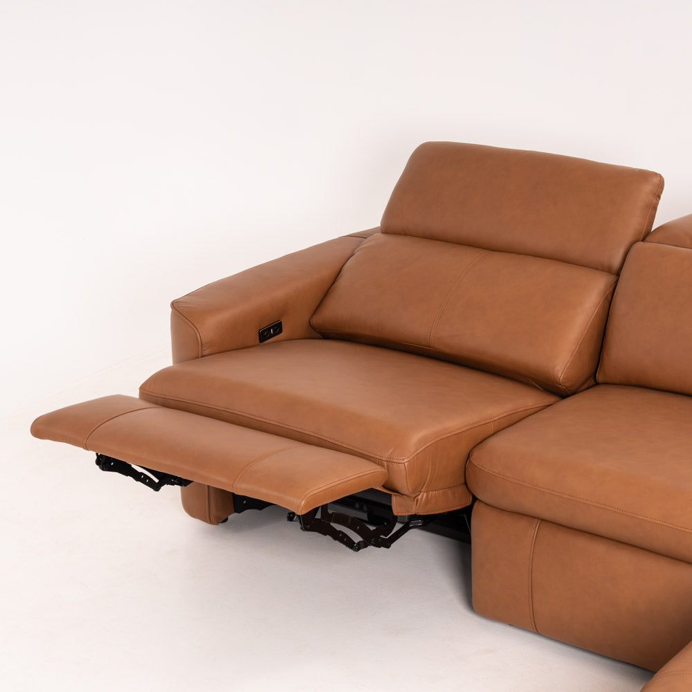 Colțar Recliner Electric Rimini Piele