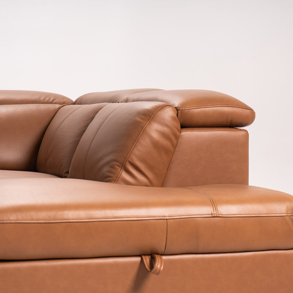 Colțar Recliner Electric Rimini Piele