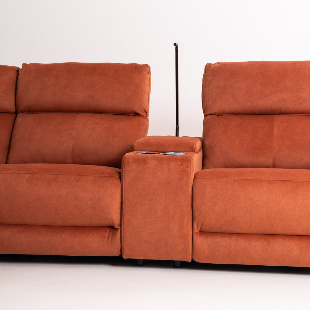 Colțar Recliner Electric Luna Stofă