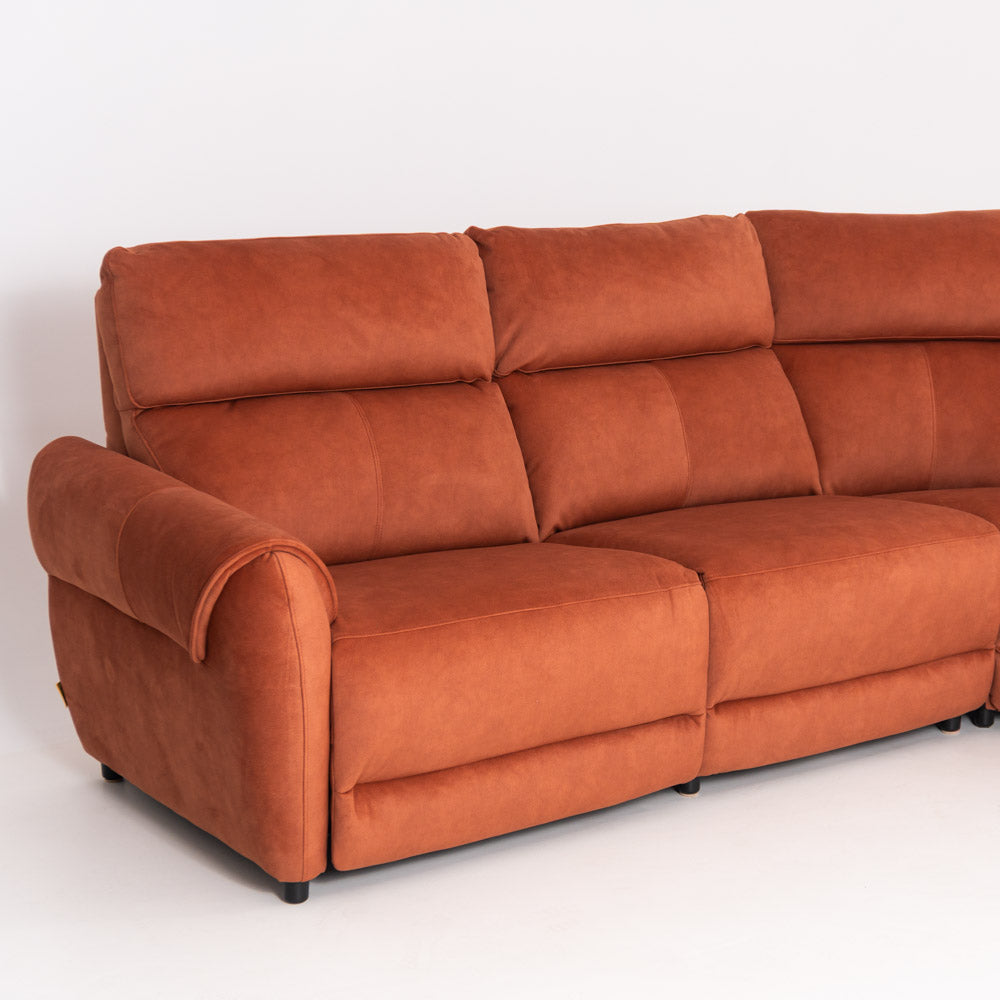 Colțar Recliner Electric Luna Stofă