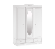 Dulap 3 usi Rustic White
