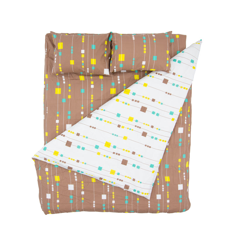 Lenjerie Printata Distri Brown