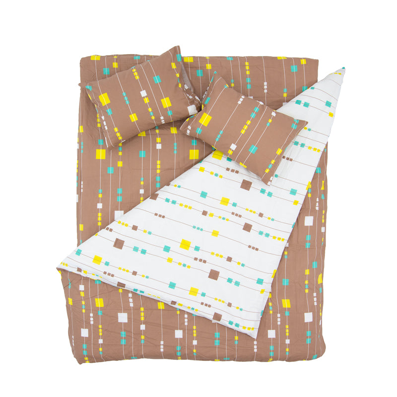 Lenjerie Printata Distri Brown