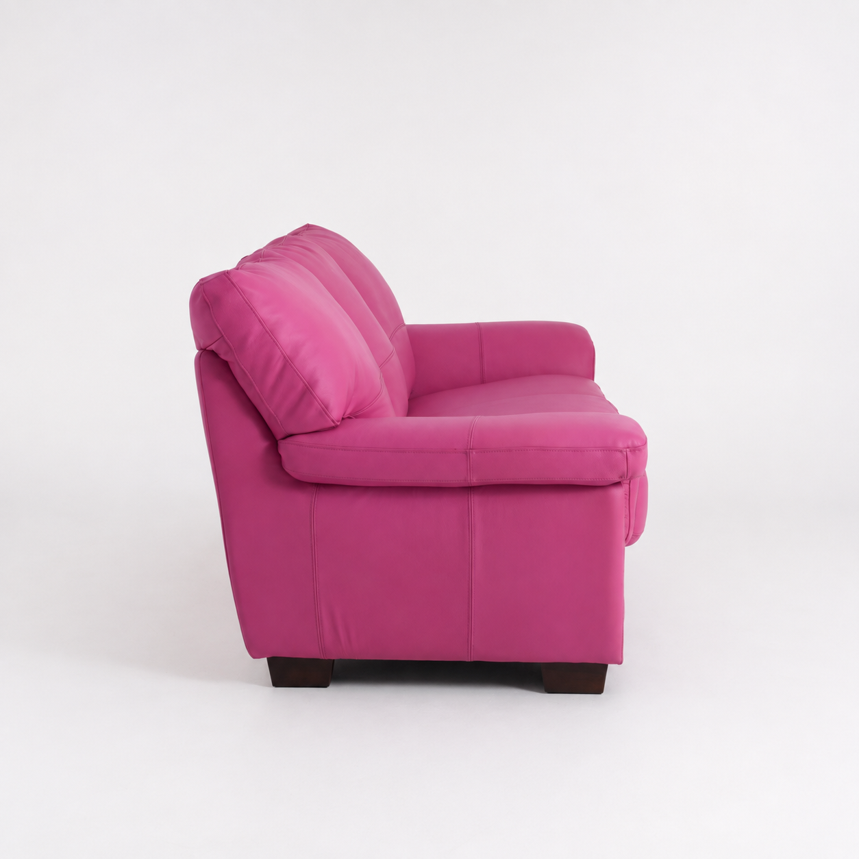 Canapea Berlin 3L Extensibilă Piele Prescott Roz