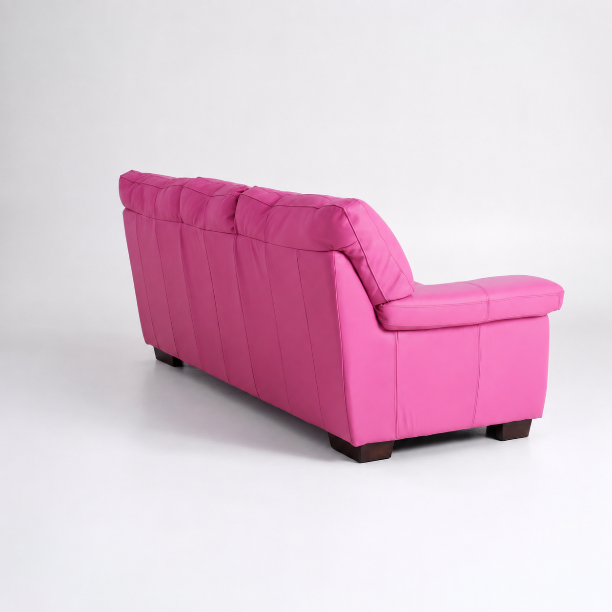 Canapea Berlin 3L Extensibilă Piele Prescott Roz
