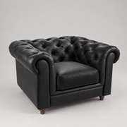 Fotoliu Chesterfield Piele