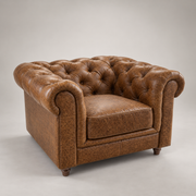 Fotoliu Chesterfield Piele Comandă