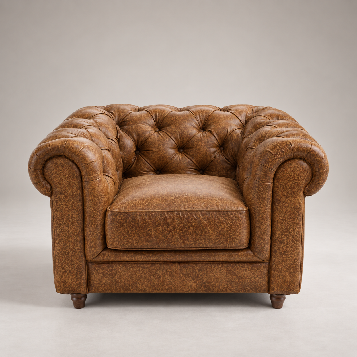 Fotoliu Chesterfield Piele Comandă