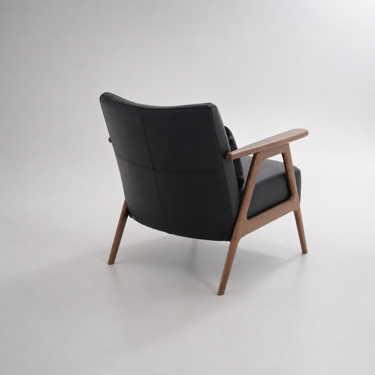 Fotoliu Herry Stejar Piele Black