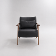 Fotoliu Herry Stejar Piele Black