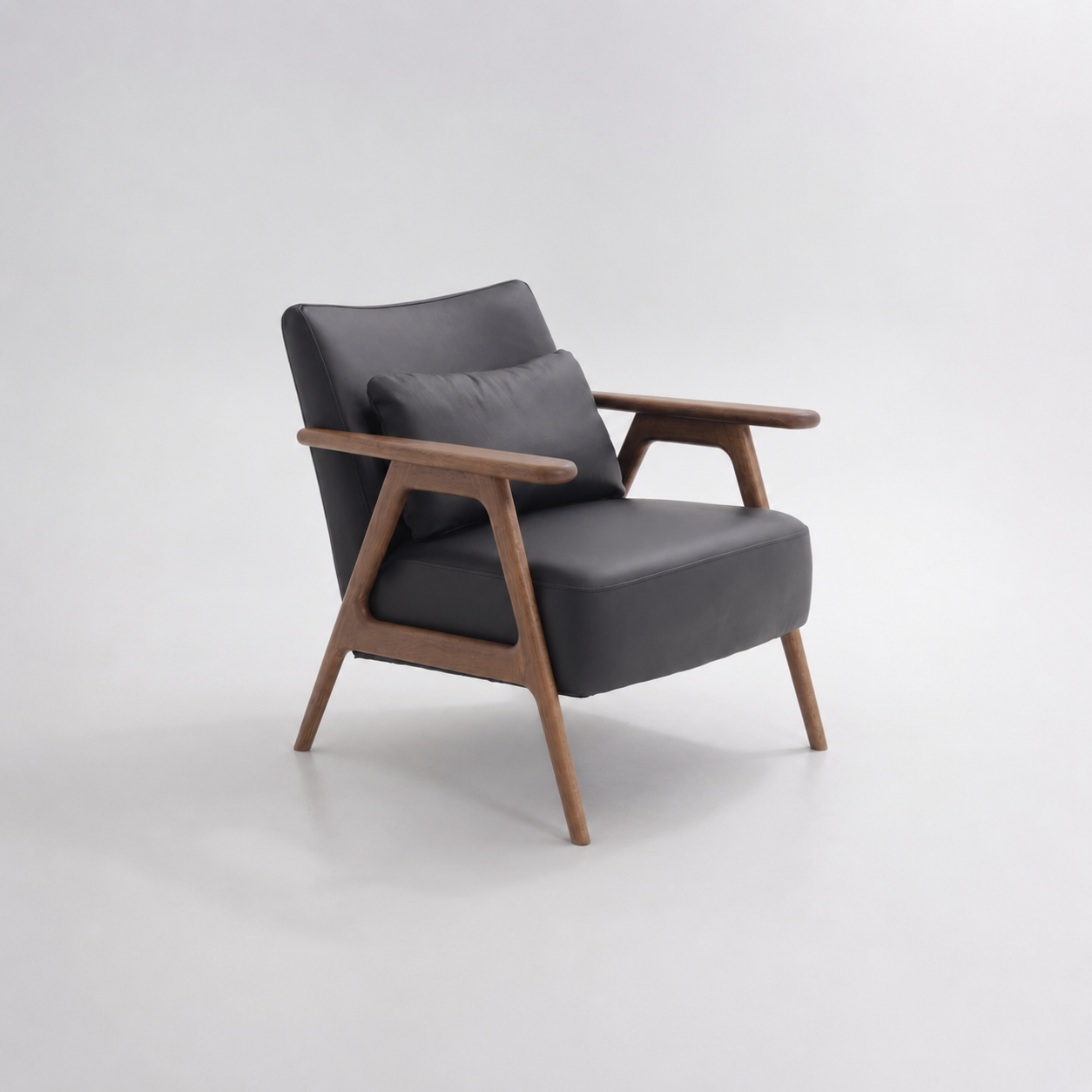 Fotoliu Herry Stejar Piele Black